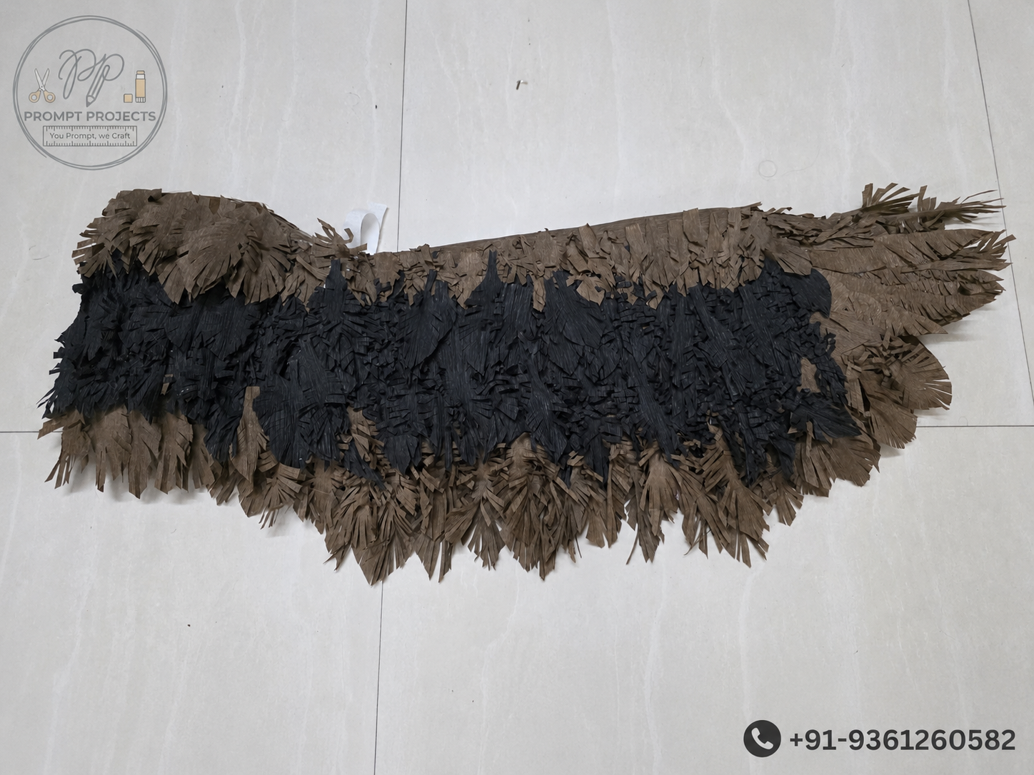 Eagle wing working model with mask