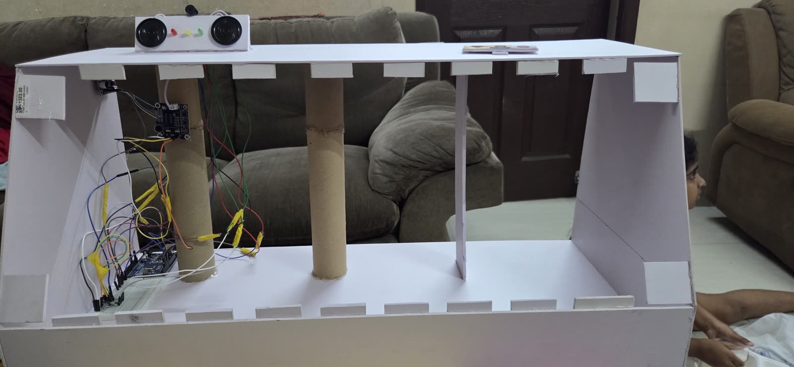 Sleep detection system — Arduino working model with sensors